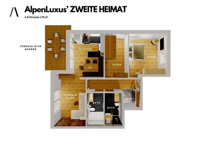 Alpenluxus Presents Zweite Heimat - Garden & Underground Parking Space